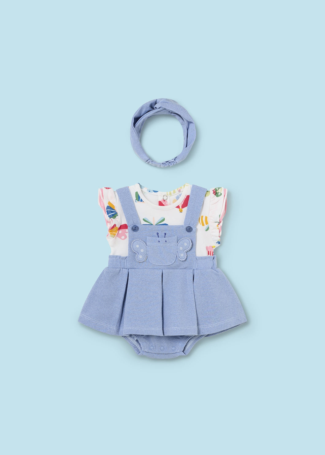 Baby Set (3) - Romper Top & Headband  Mayoral Nectar 1631