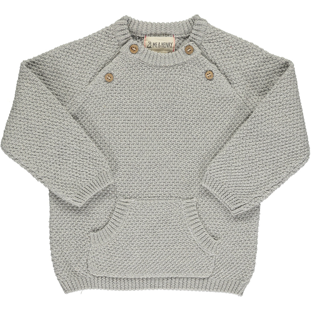 Baby Sweater Me & Henry Morrison Grey (HB1121d)