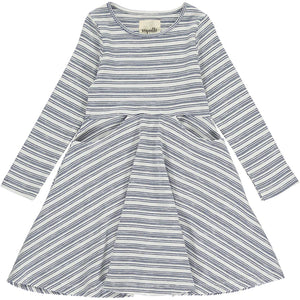 Dress - Vignette  Merilee Blue Stripes (V933B)