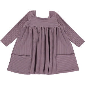 Dress - Vignette Rylie Purple Stripes (V922A)