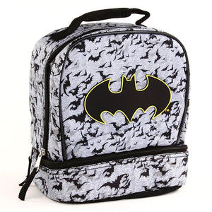 Lunch Bag Dual Batman Grey
