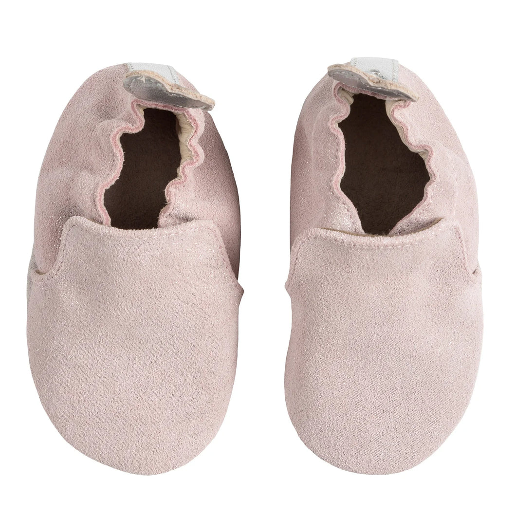 Robeez Soft Soles - Pretty Pearl Pink