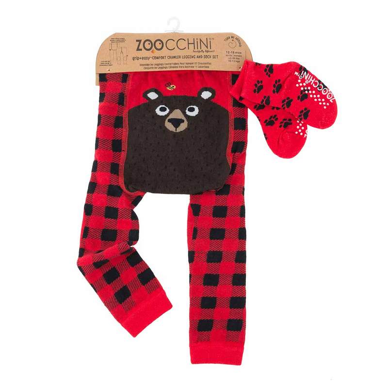 Legging & Sock Set Zoocchini  Bosley the Bear