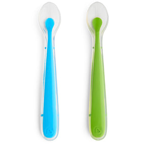 Spoons - Munchkin Silicone 2pk Green/blue