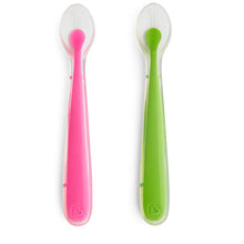 Spoons - Munchkin Silicone 2pk Green/Pink