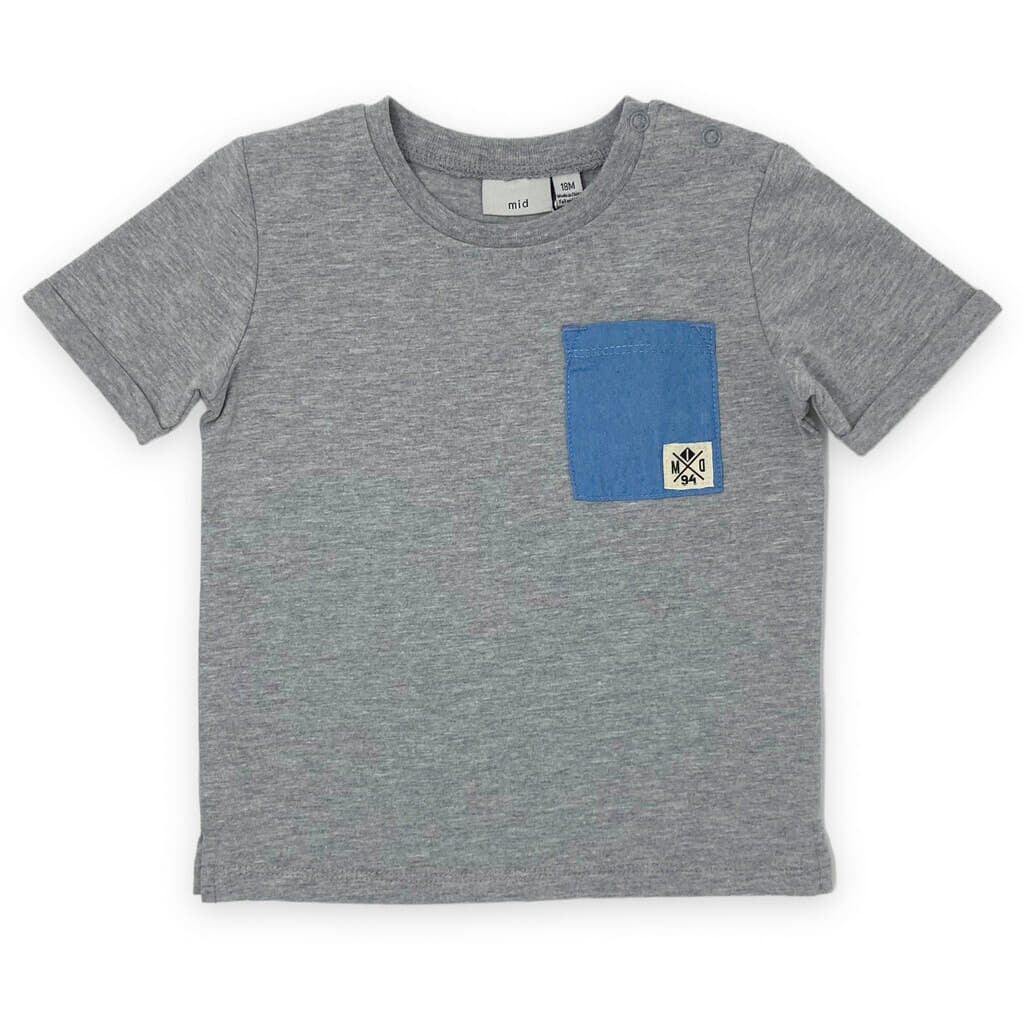 Baby T-shirt  - MID Grey Mix (1234566)