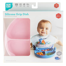 Bumkins Silicone Grip Dish - Pink