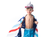 FlapJackKids - Kids' 3D Cap Shark 4-6y