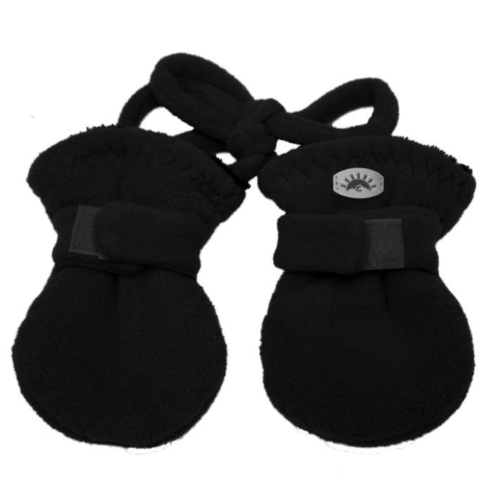 Fleece Baby Mittens - Calikids W08089 0-18m Black