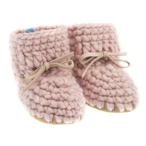 Knit Mocs - Beba Bean Pink