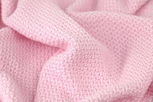 Premium Knitted Throw Blanket Lance & Joy  Pink