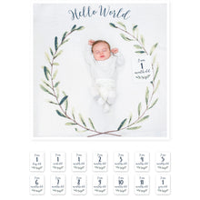 Lulujo Baby 1st Year  Hello Word Wreath