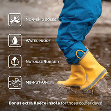 Puddle-Dry Rain Boots Jan & Jul Bear