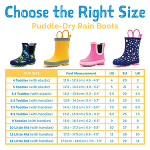 Puddle-Dry Rain Boots Jan & Jul Yellow