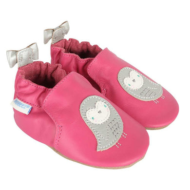 Robeez Soft Soles - Bird Buddies Fuchsia 0-6m