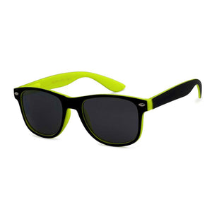 Sunglasses - Wayfarer Kids Neon Two Tone yellow