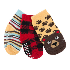 Buddy Baby 3 Pc Socks Set Zoocchini  Bosley the Bear 0-24m