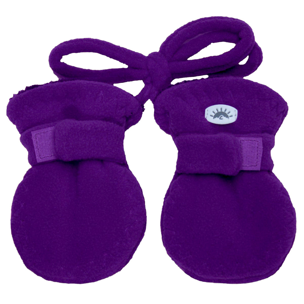 Fleece Baby Mittens - Calikids W08089 0-18m Imperial Purple